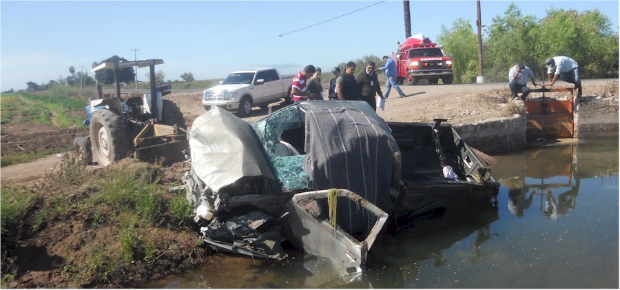 Accidente en el Valle del Yaqui - Foto 1