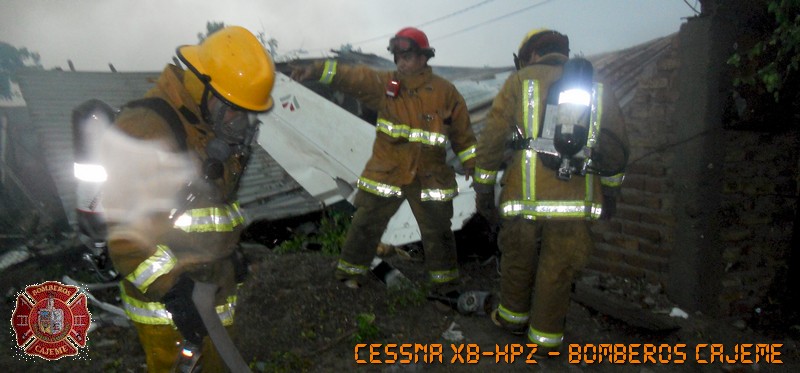 Accidente avioneta Cessna XB-HPZ