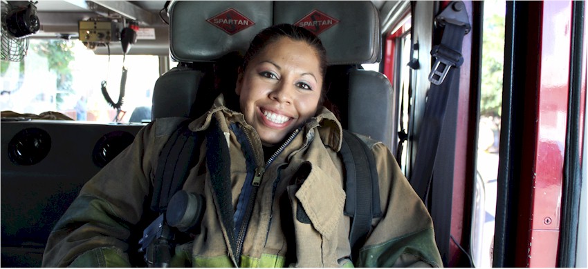 Incendio de boiler calle Tlaxcala Sur 163 - Foto de Luly Robles a bordo de la E-08