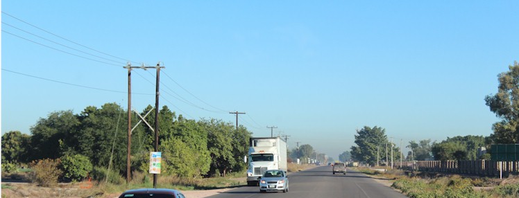 Una capa de smog se aprecia ya en Ciudad Obregón. Alta contaminación ambiental