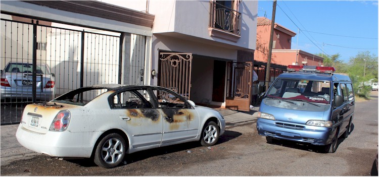 Incendio Nissan calle Bacoache - Foto 5