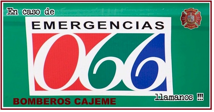 En caso de emergencia marca 066