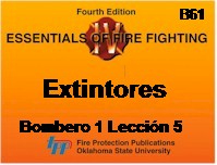 Manual IFSTA Extintores  Bombero 1 leccion 5