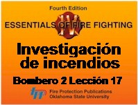 Manual IFSTA Investigacion de incendios Bombero 2 leccion 17